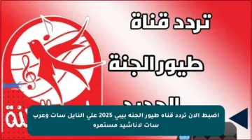 اضبط الآن تردد قناة طيور الجنة بيبي 2025 على النايل سات وعرب سات لأناشيد مستمرة